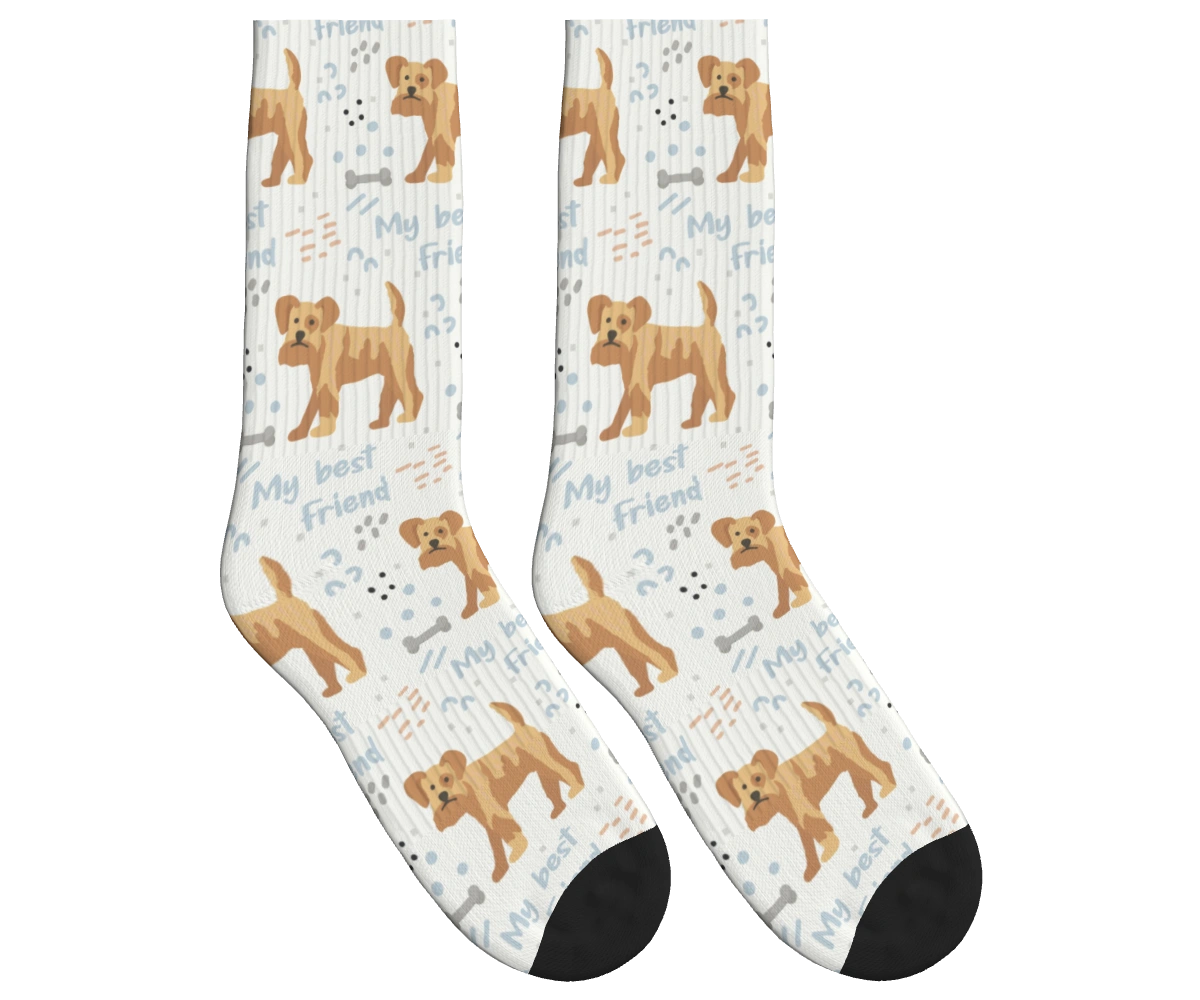 My Best Friend Dog Socks - Crew Socks