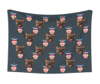 Jester & Dog Face Blanket