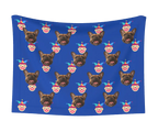 Jester & Dog Face Blanket