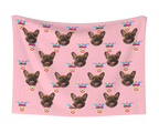 Jester & Dog Face Blanket