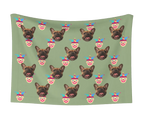 Jester & Dog Face Blanket
