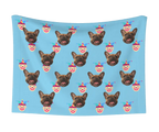 Jester & Dog Face Blanket