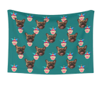 Jester & Dog Face Blanket