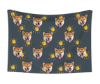 Suns & Dog Face Blanket